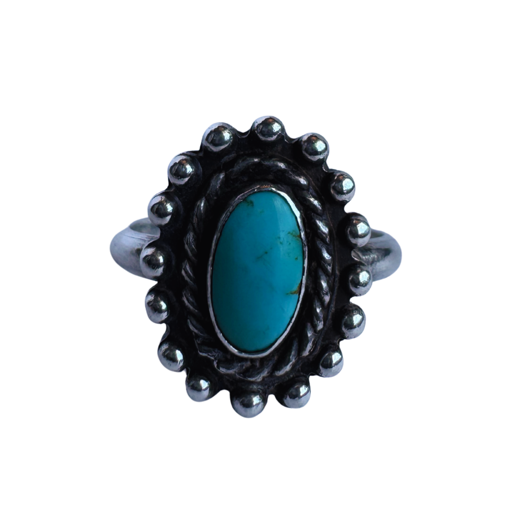 Turquoise Sunburst Ring