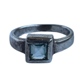 Ice Blue Box Ring